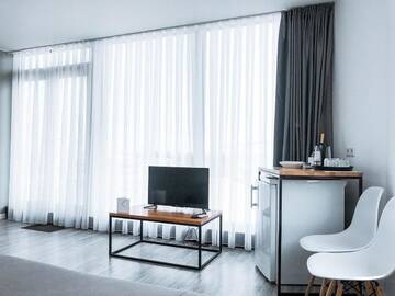 Фото номера Двухместный номер Делюкс с 1 кроватью и видом на море Отель Klaster SeaView Hotel г. Черноморск 5